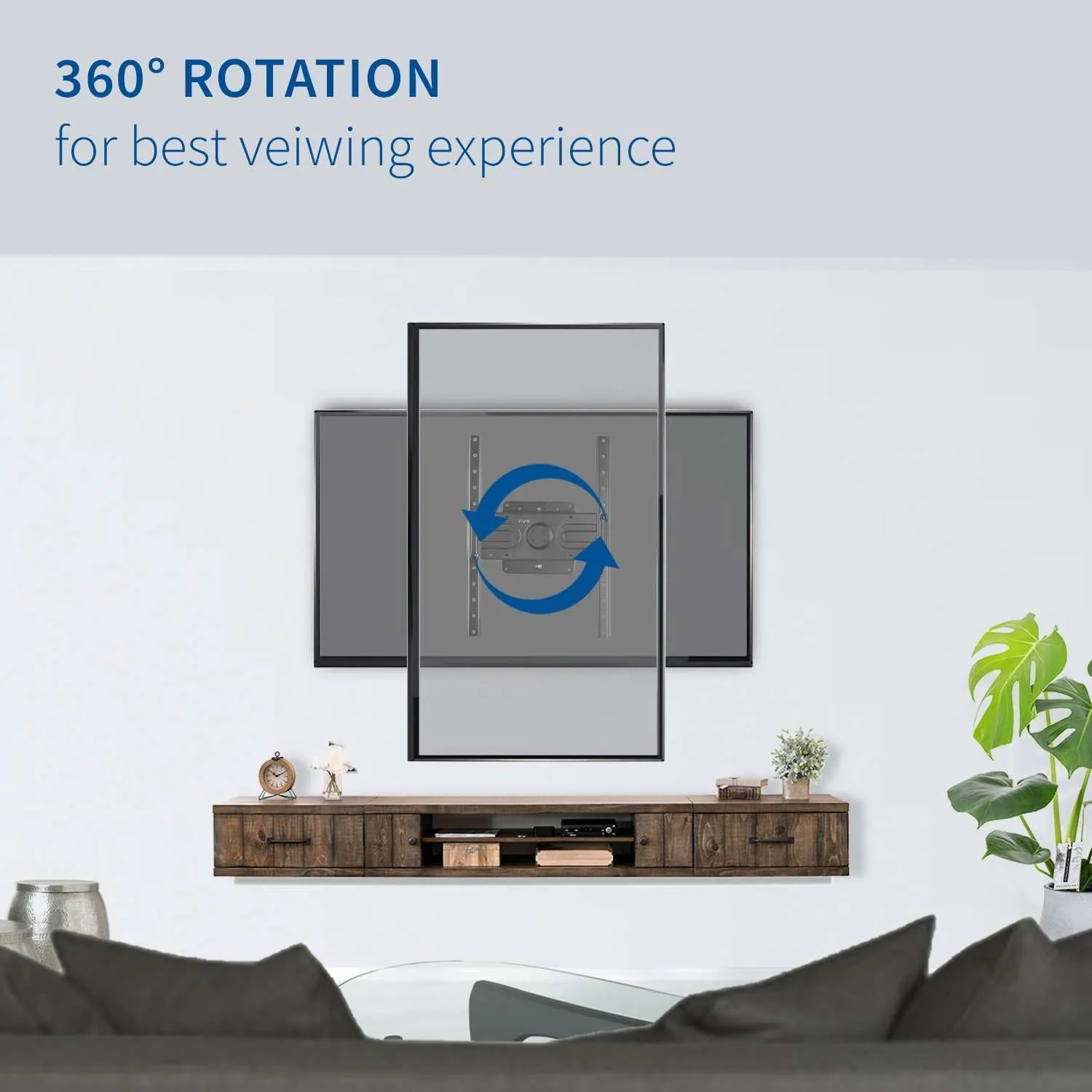 VIVO Rotating Wall Mount for 37" to 80" TVs, MOUNT-VW080P