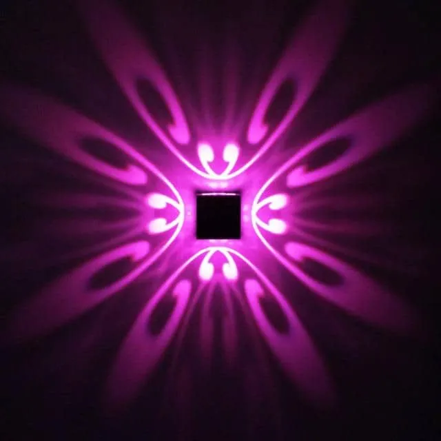 Wall Mounted LED Patterned Lamp