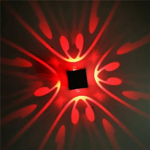 Wall Mounted LED Patterned Lamp