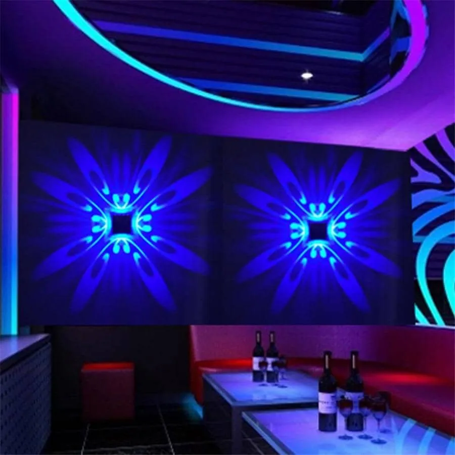 Wall Mounted LED Patterned Lamp