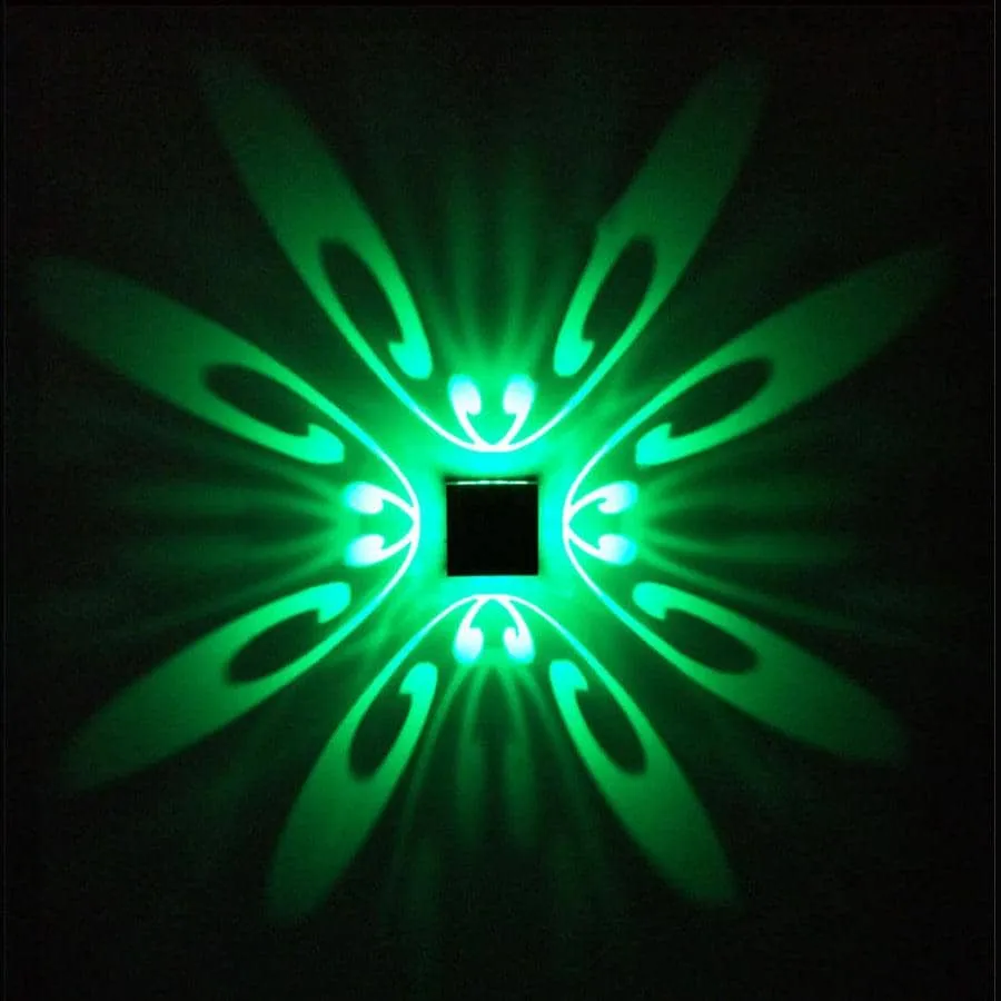 Wall Mounted LED Patterned Lamp