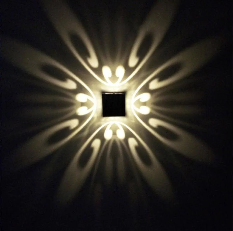 Wall Mounted LED Patterned Lamp