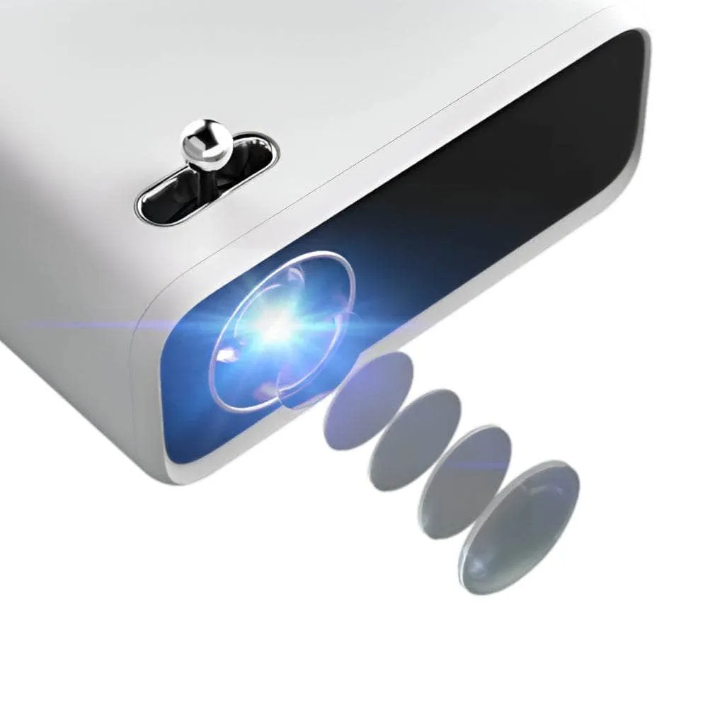 Wanbo Mini Pro 720p 250 Ansi Android 9.0 Smart Projector White Mini Pro