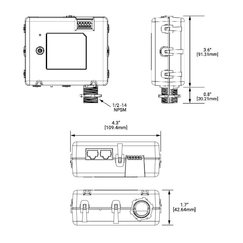 Wavelinx RSP-C-010-Z1 CAT Relay Switchpack, Zone 1