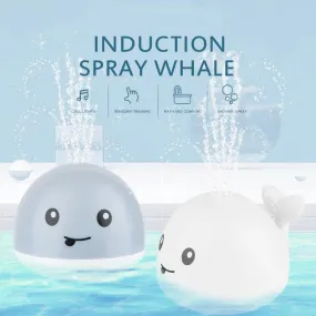 Whale Spray Water Bath LED Light Toy - 677
