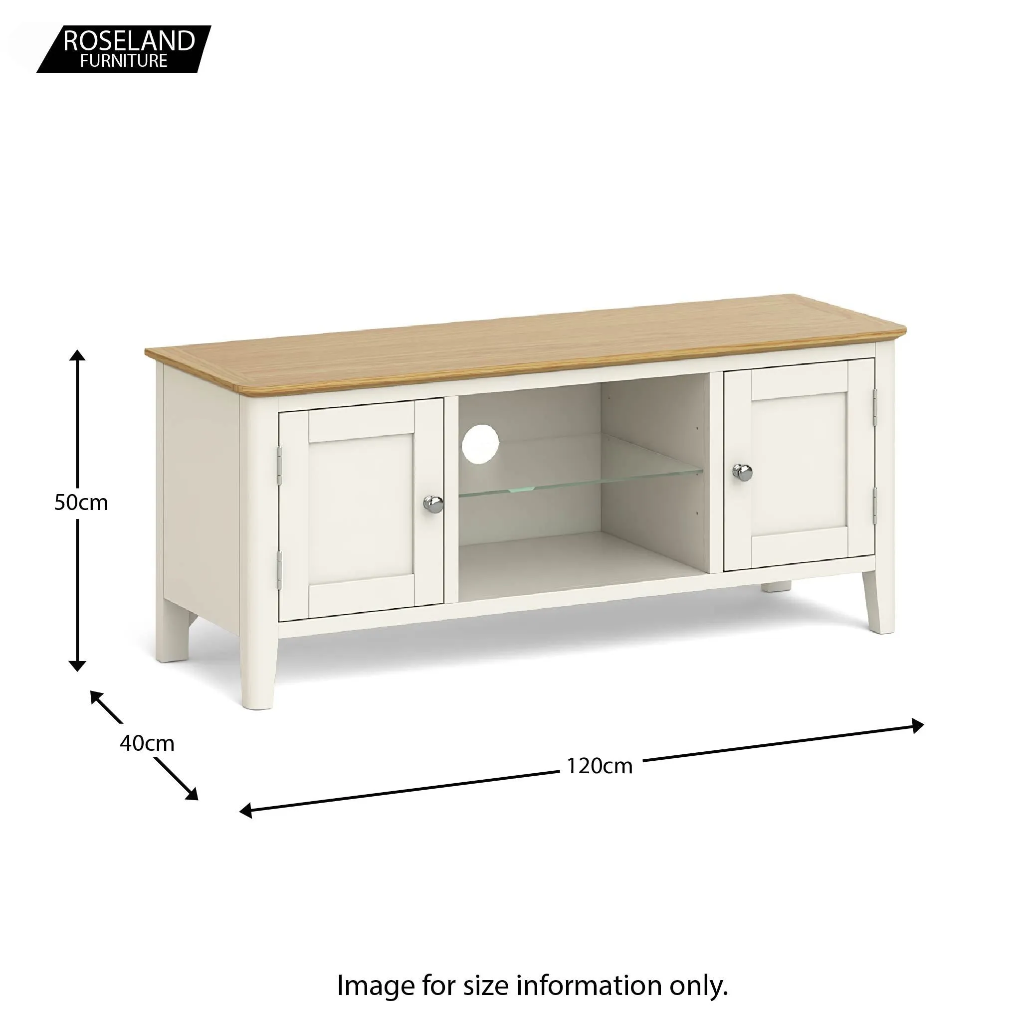Windsor Cream Large 120cm TV Unit