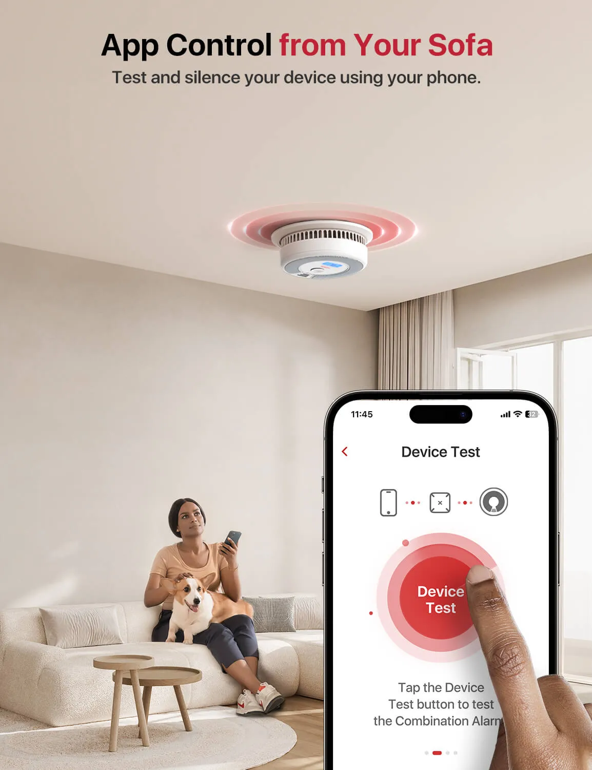 X-Sense Smart Combo Smoke and CO Detector | Interconnected Wireless Alarm System, SC07-MR51, SC07-MR